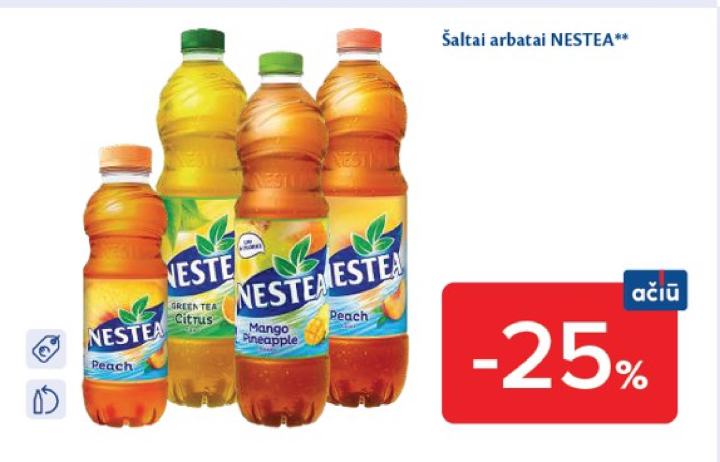 Šaltai arbatai NESTEA