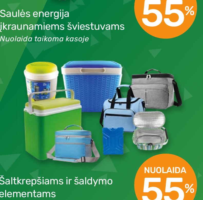 Šaltkrepšiams ir šaldymo elementams