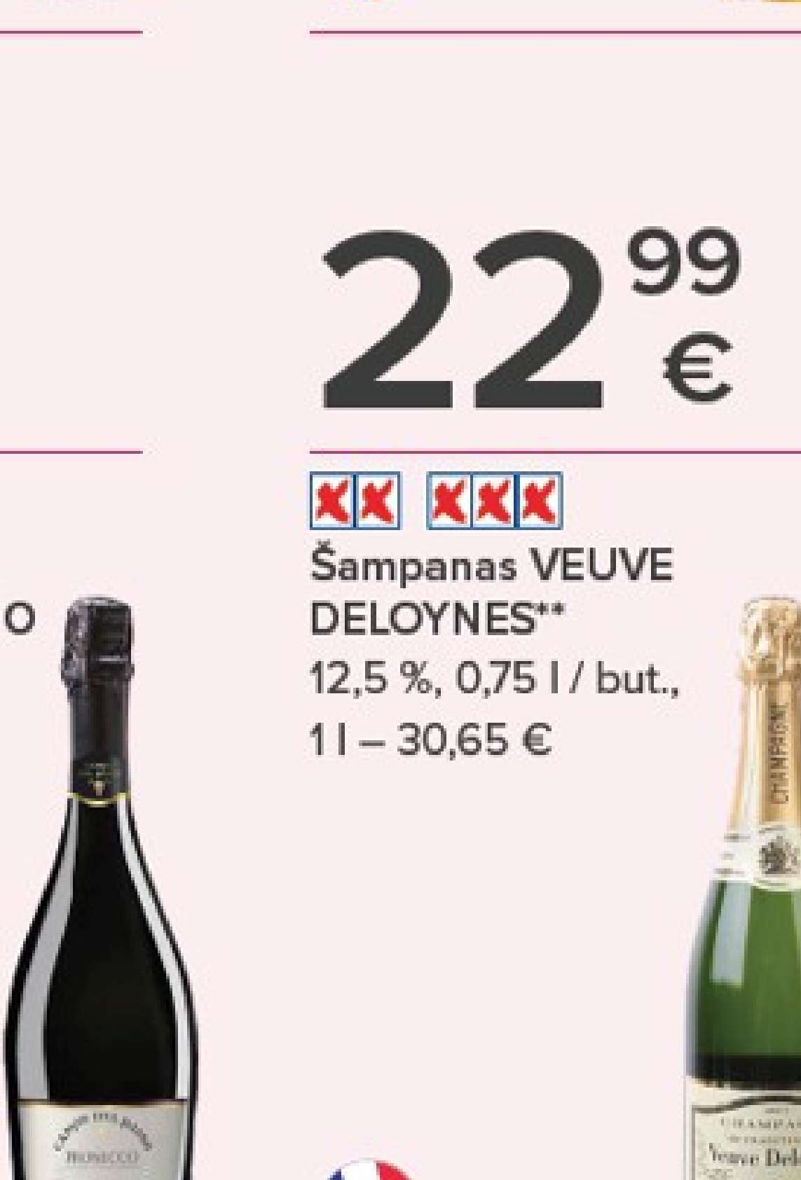 Šampanas VEUVE DELOYNES, 0.75 l