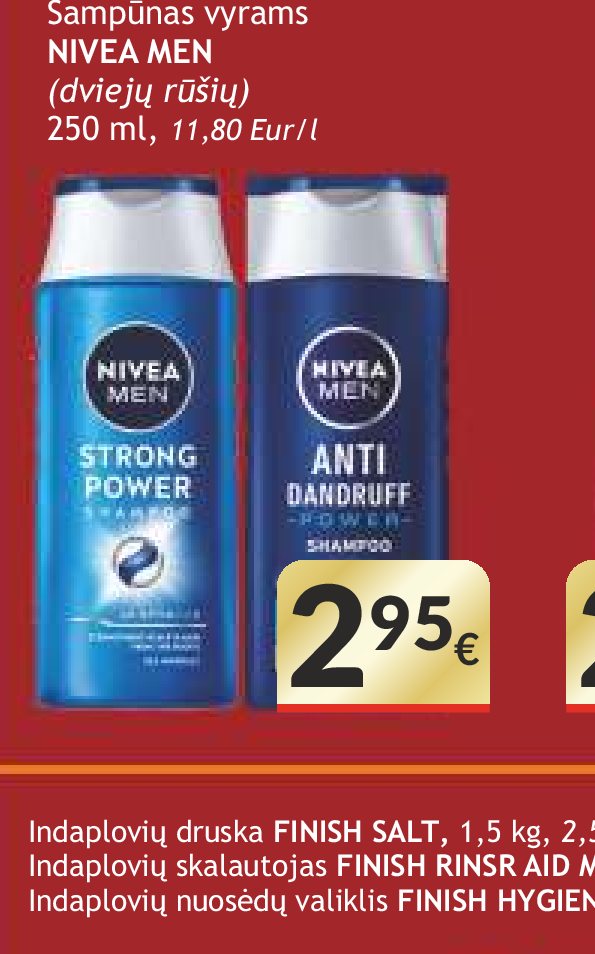 Šampūnas vyrams NIVEA MEN, 250 ml