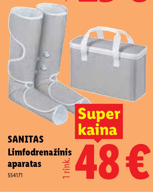SANITAS Limfodrenažinis aparatas