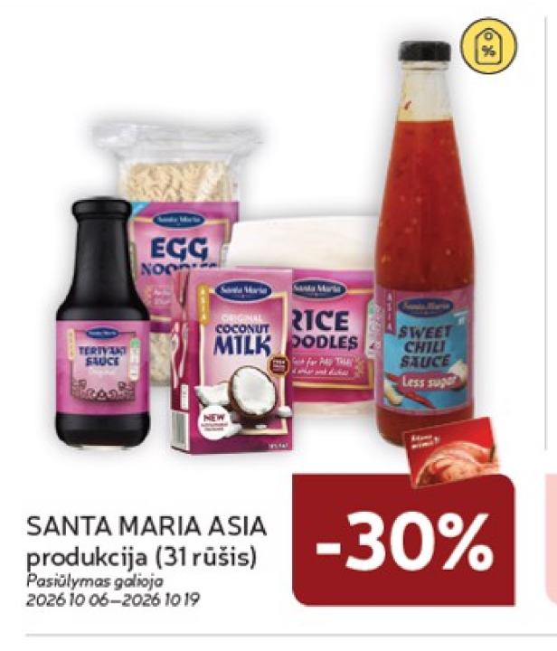SANTA MARIA ASIA produkcija