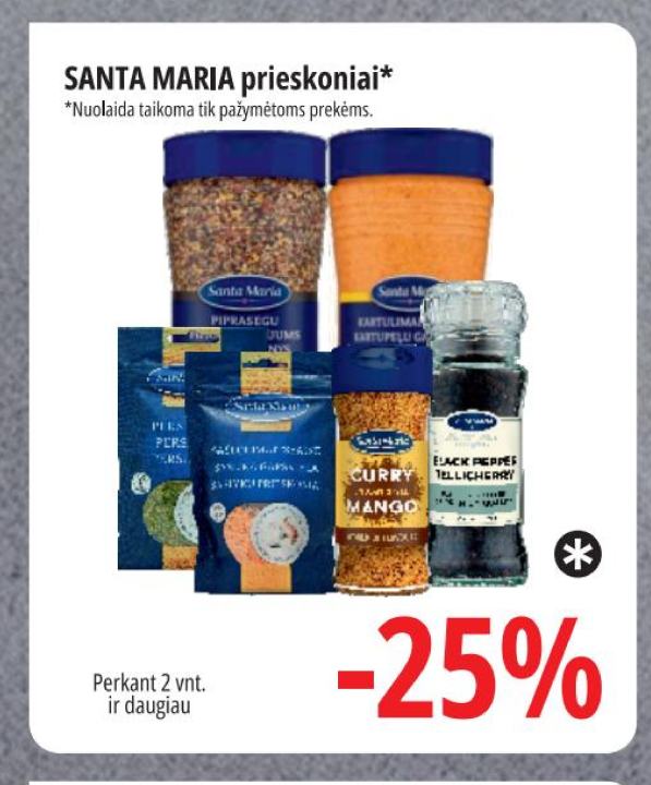 SANTA MARIA prieskoniai