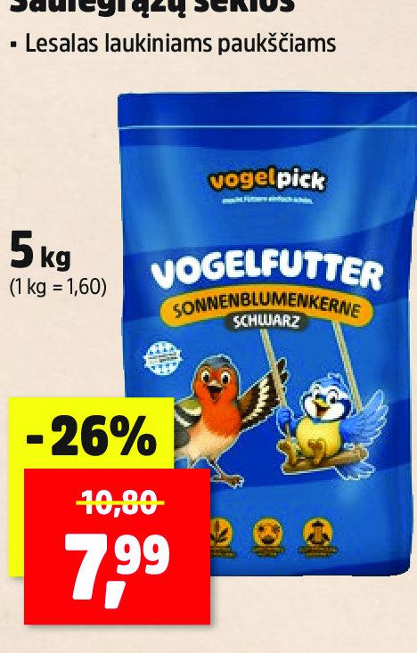 Saulėgrąžų sėklos, 5 kg