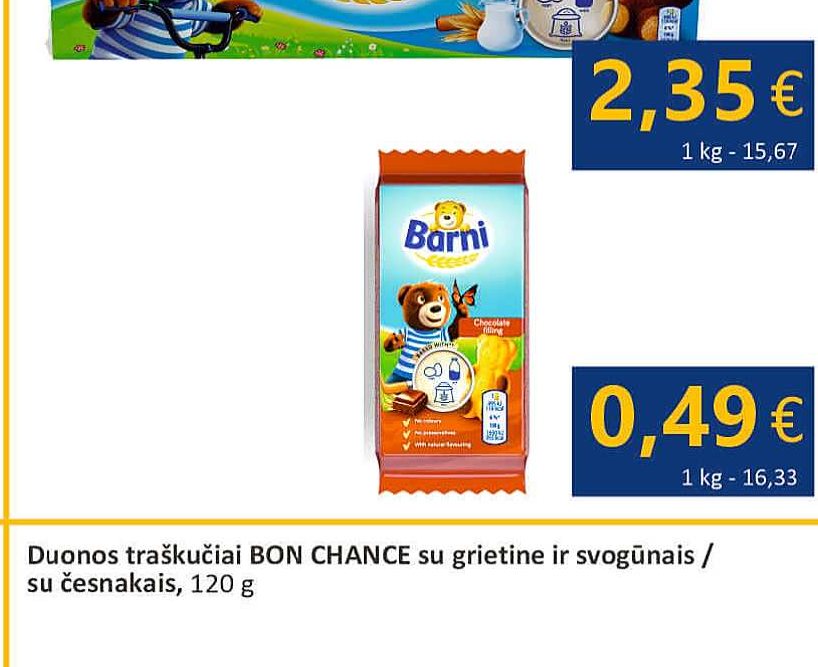 Sausainiai BARNI Choco, 30 g