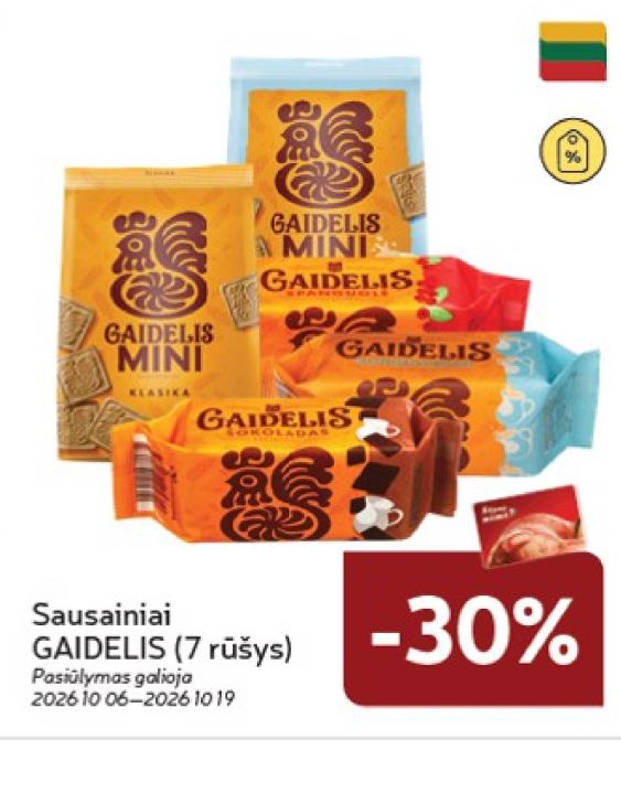 Sausainiai GAIDELIS