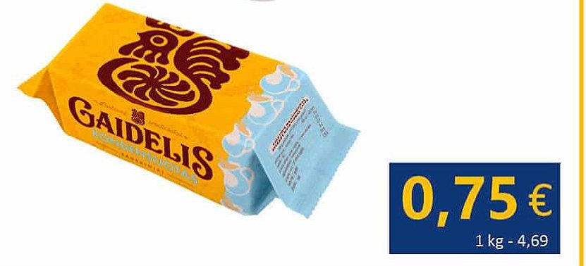 Sausainiai GAIDELIS su saldintu sutirštintu pienu, 160 g