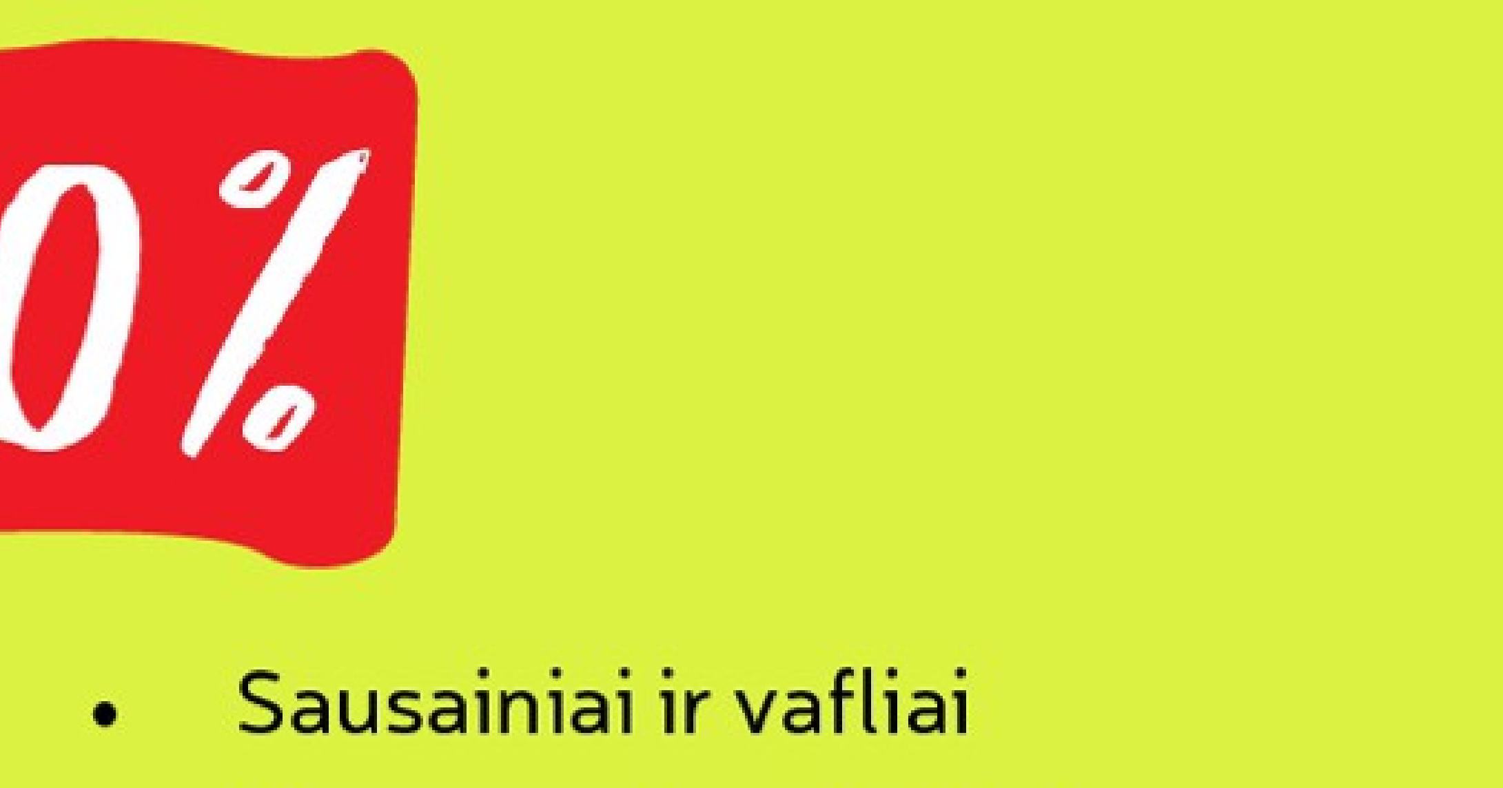 Sausainiai ir vafliai