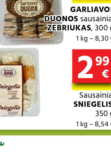 Sausainiai SNIEGELIS, 350 g