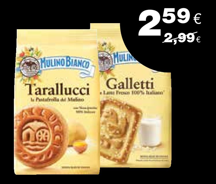 Sausainiams MULINO BIANCO