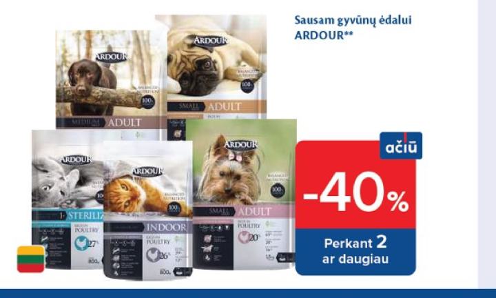 Sausam gyvūnų ėdalui ARDOUR