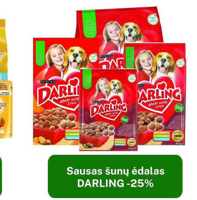 Sausas šunų ėdalas DARLING