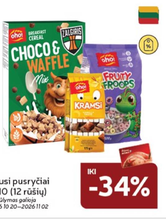 Sausi pusryčiai OHO