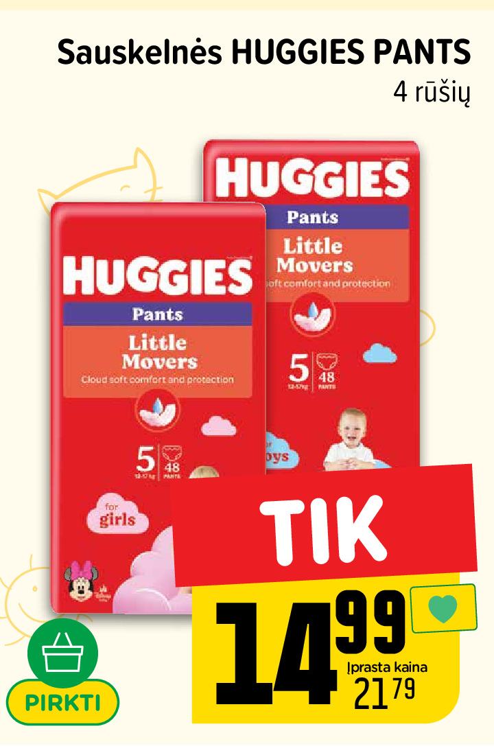 Sauskelnės HUGGIES PANTS