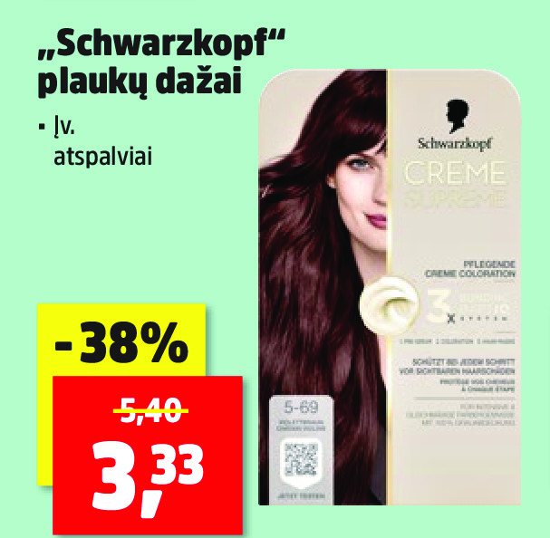„Schwarzkopf“ plaukų dažai