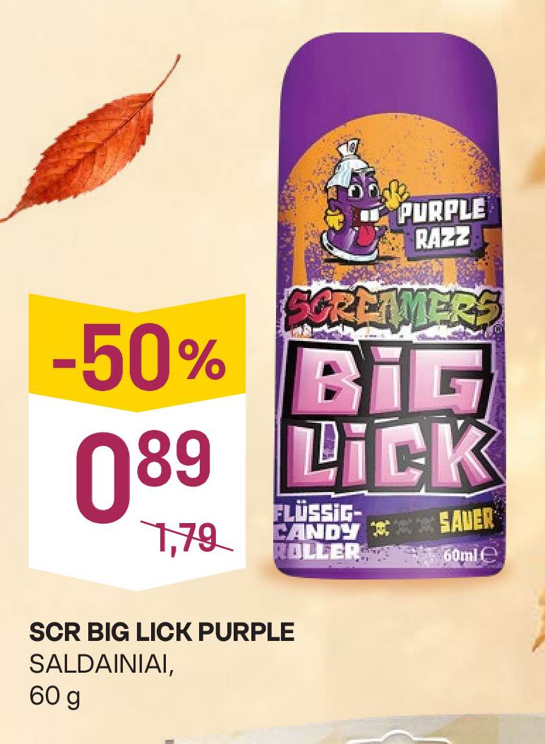 SCR BIG LICK PURPLE, 60 g