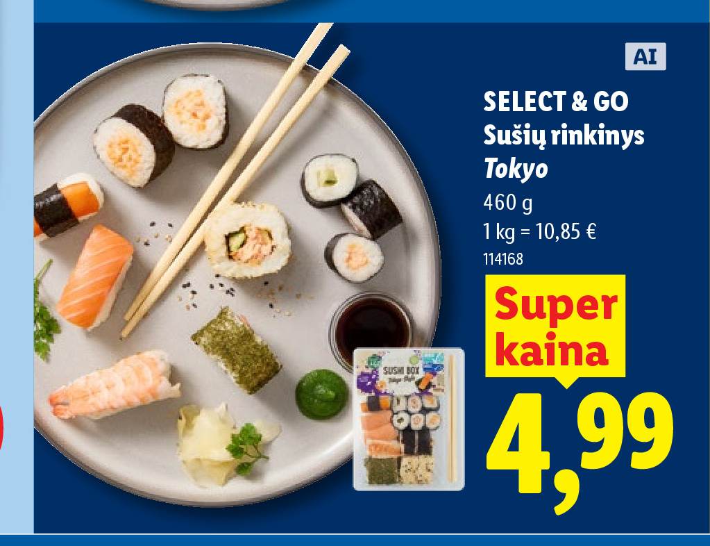 SELECT & GO Sušių rinkinys Tokyo, 460 g