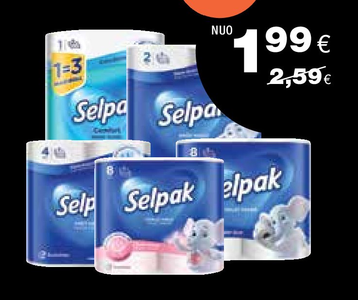 SELPAK tualetiniam popieriui