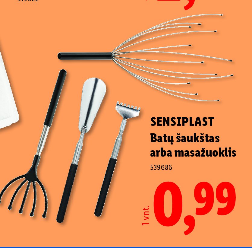 SENSIPLAST Batų šaukštas arba masažuoklis