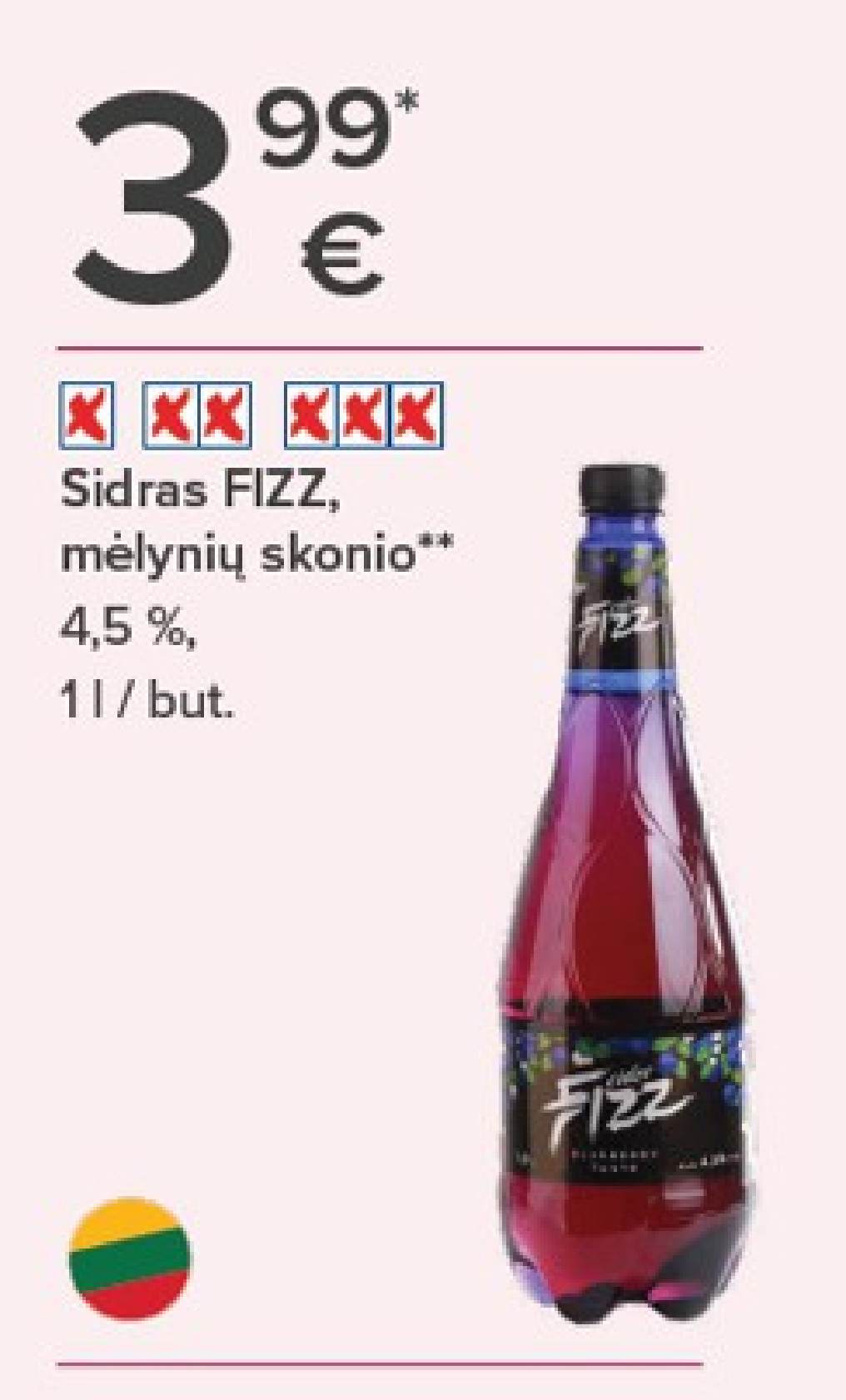 Sidras FIZZ, 1 l