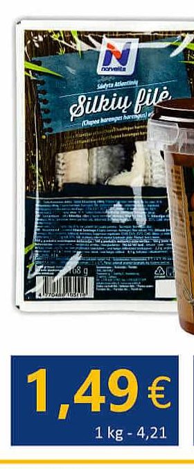 Silpnai sūdyta silkių filė aliejuje, 240 g