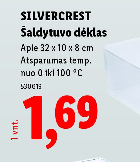SILVERCREST Šaldytuvo dėklas, 10 x 8 cm