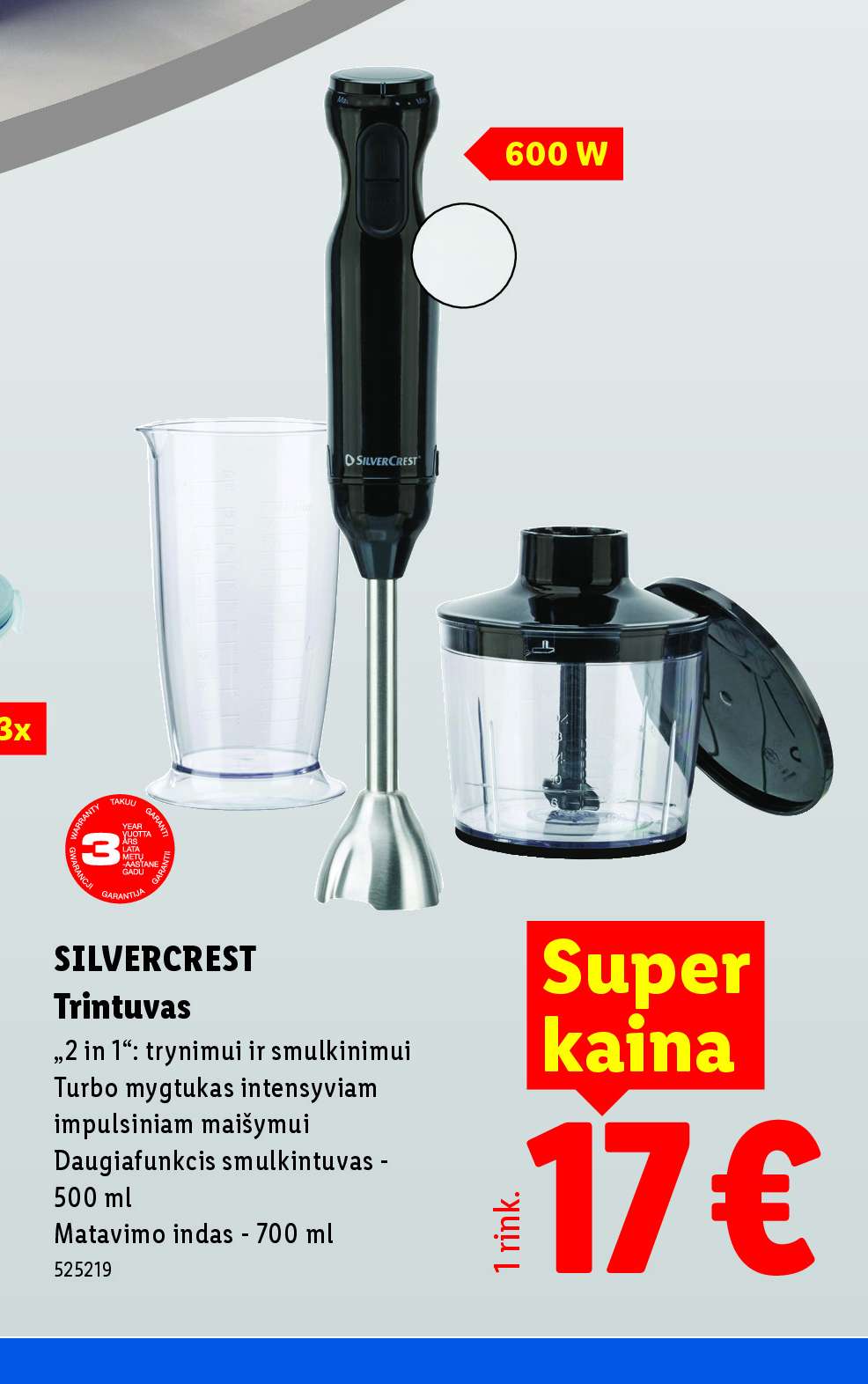 SILVERCREST Trintuvas