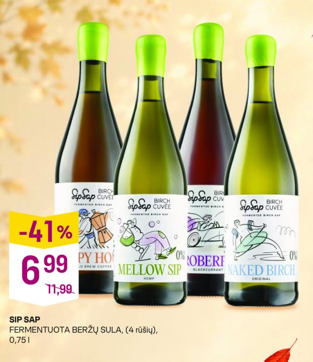 SIP SAP FERMENTUOTA BERŽŲ SULA, 0.75 l