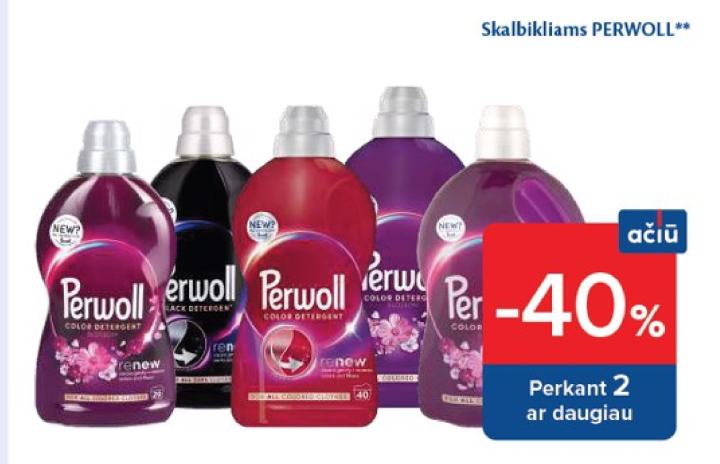 Skalbikliams PERWOLL