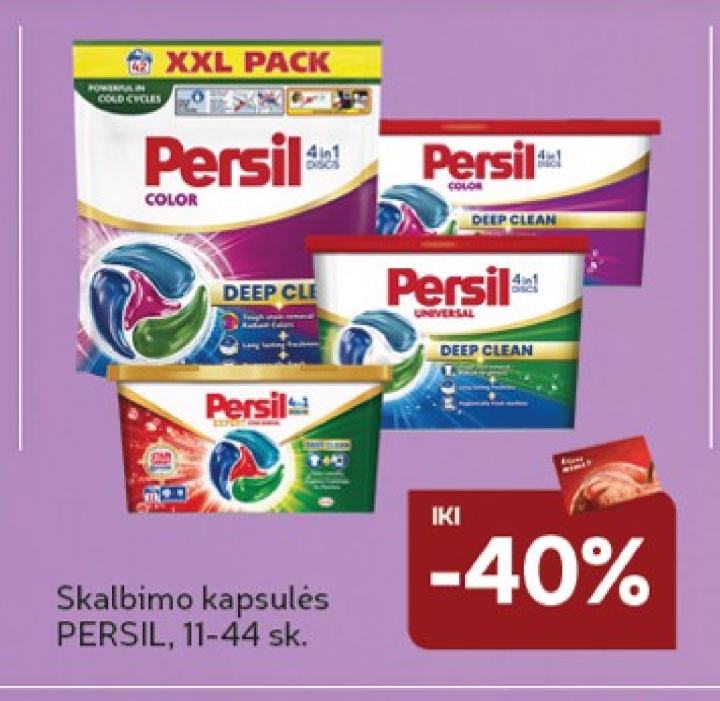 Skalbimo kapsulės PERSIL