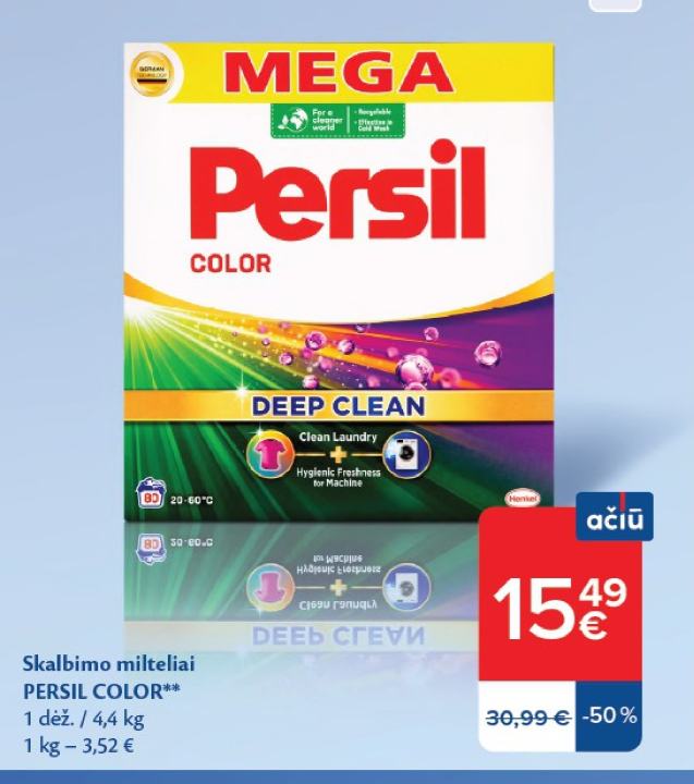 Skalbimo milteliai PERSIL COLOR, 1 dėž.
