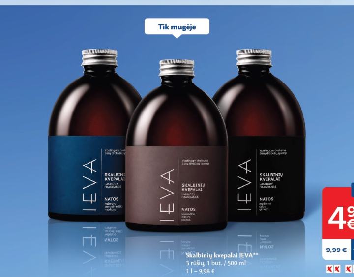 Skalbinių kvėpalai IEVA, 500 ml