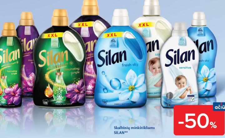 Skalbinių minkštikliai SILAN