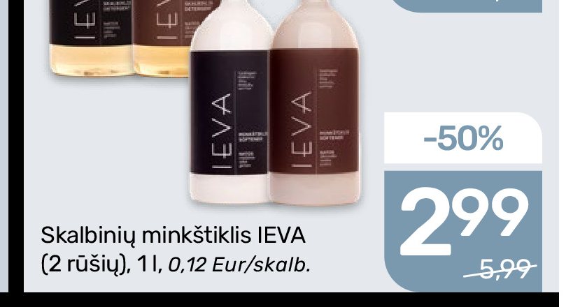 Skalbinių minkštiklis IEVA, 1 l
