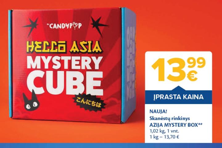 Skanėstų rinkinys AZIJA MYSTERY BOX, 1.02 kg