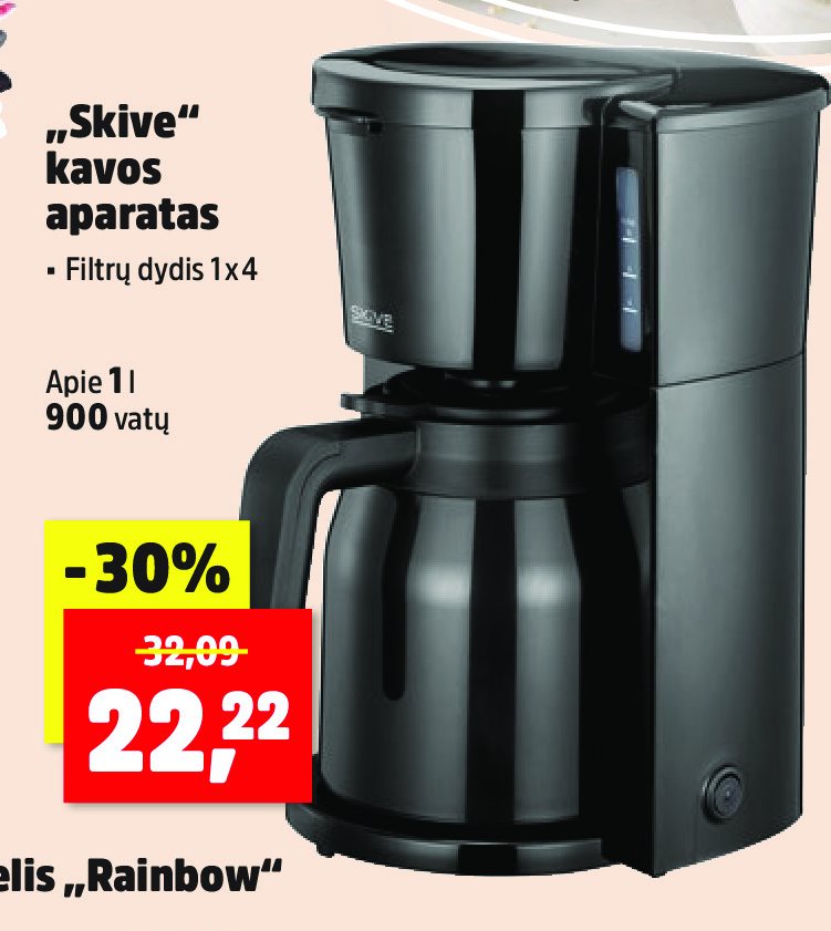 „Skive“ kavos aparatas, 1 l