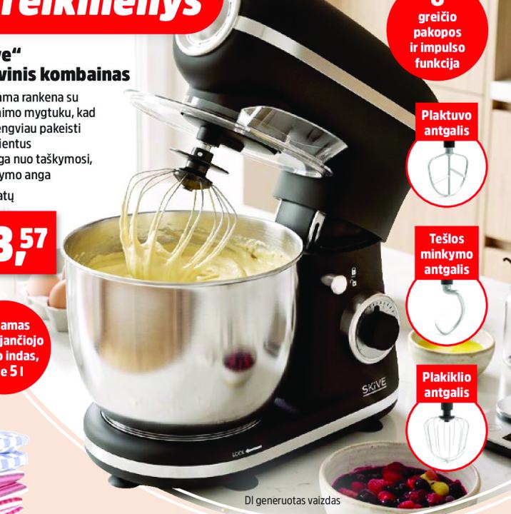 „Skive“ virtuvinis kombainas, 5 l
