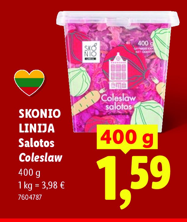 SKONIO LINIJA Salotos Coleslaw, 400 g