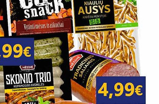 SKONIO TRIO karštai rūkytos dešrelės