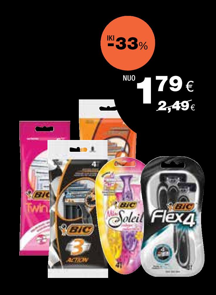 Skutimosi peiliukai BIC