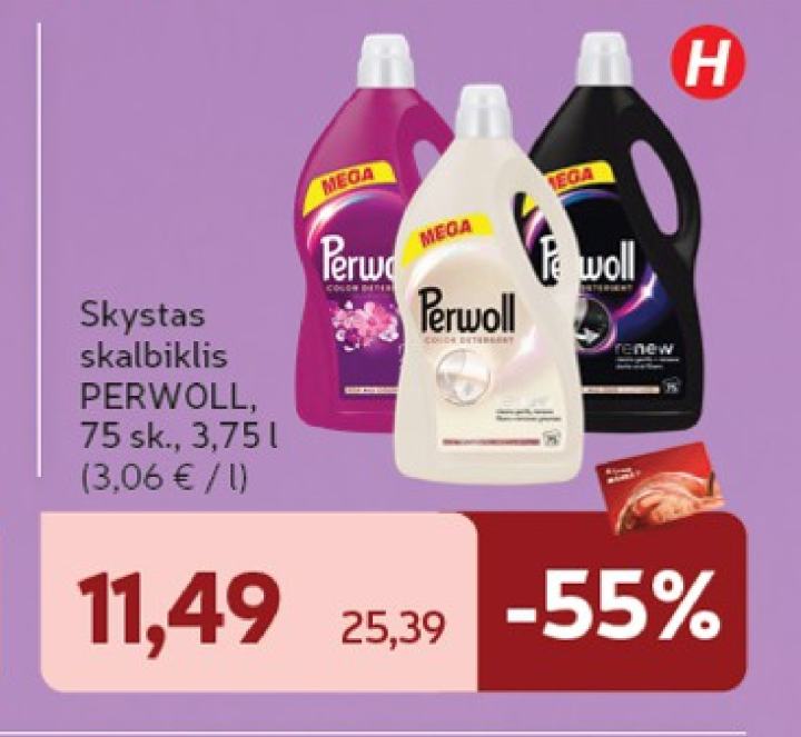 Skystas skalbiklis PERWOLL, 3.75 l