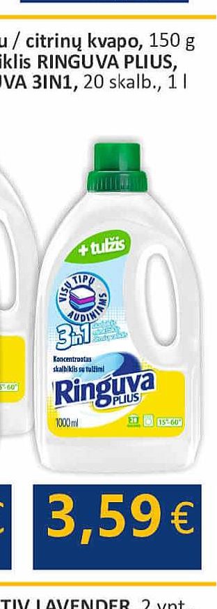 Skystasis skalbiklis RINGUVA 3IN1, 20 skalb.