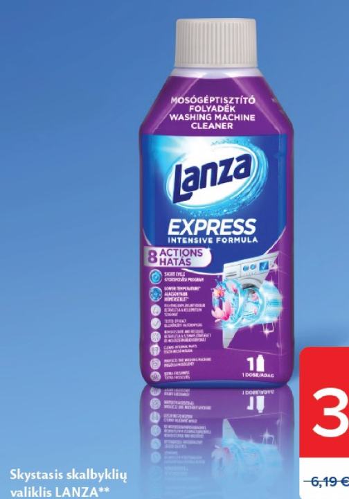 Skystasis skalbiklių valiklis LANZA, 250 ml