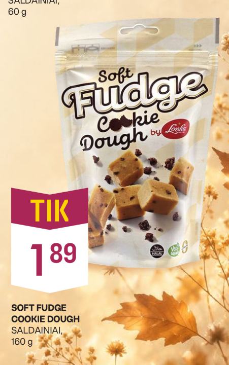 SOFT FUDGE COOKIE DOUGH, 160 g