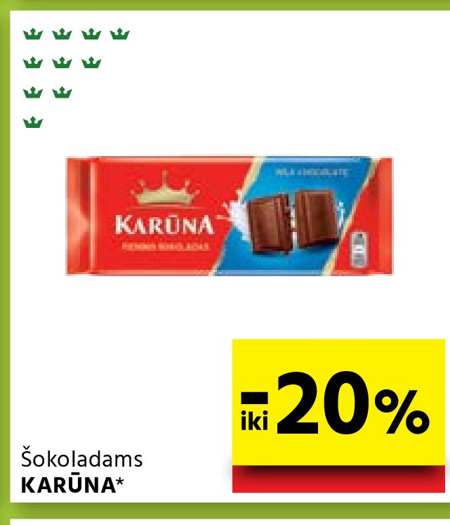 Šokoladams KARŪNA