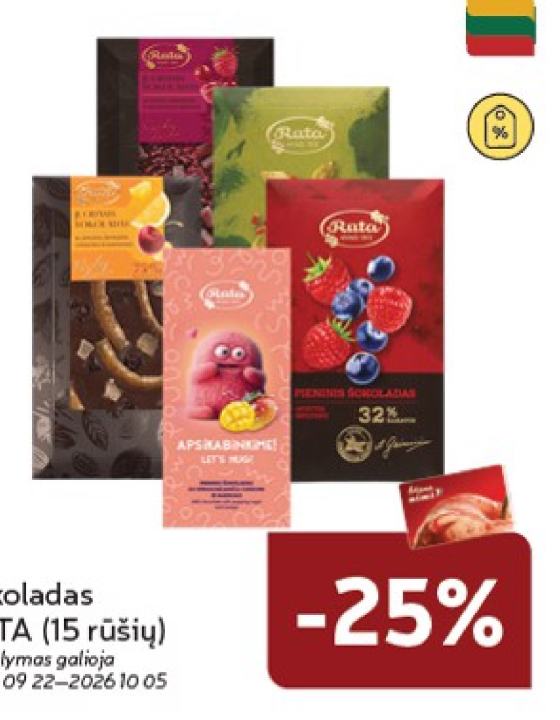 Šokoladas RŪTA