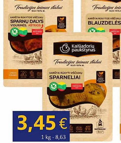 sparneliai su kminais, a. r., 400 g