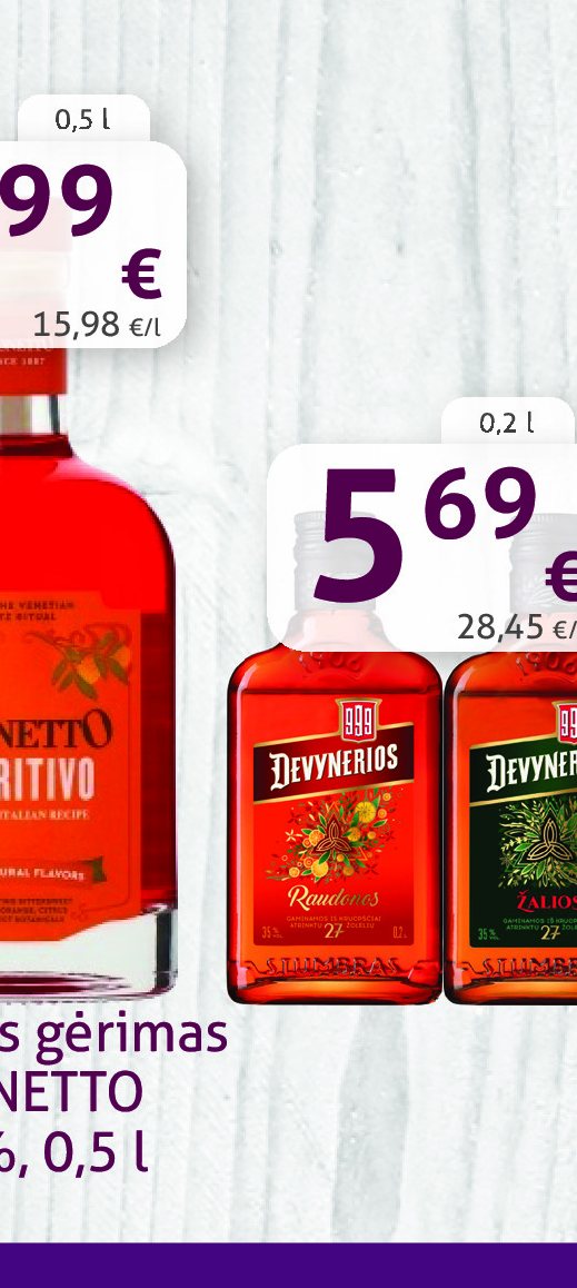 Spiritinis gėrimas MIONETTO, 0.5 l
