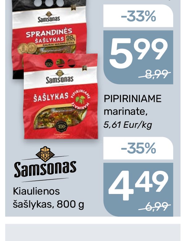 Sprandinės sausai marinuotas
