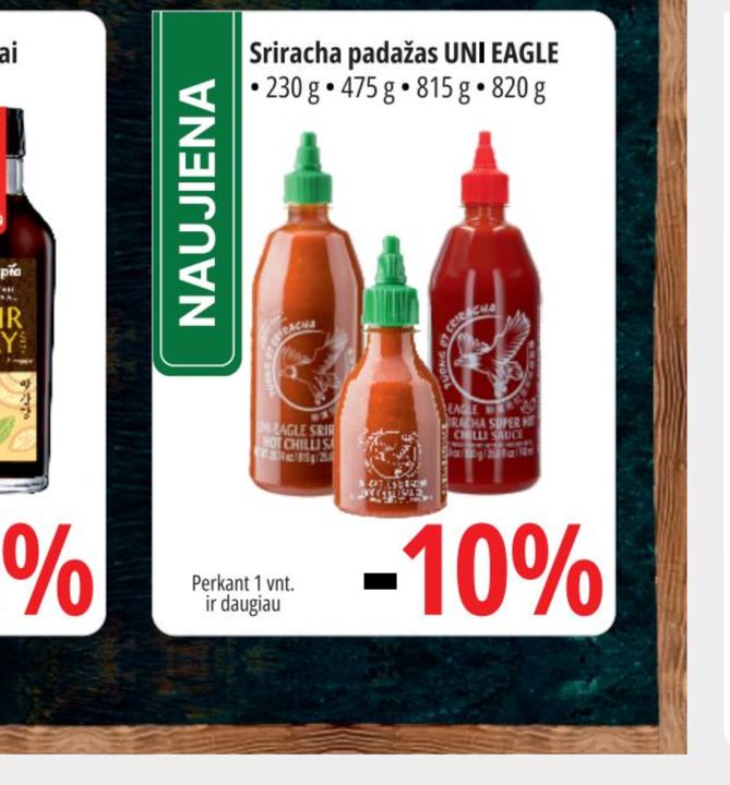 Sriracha padažas UNI EAGLE, 230 g